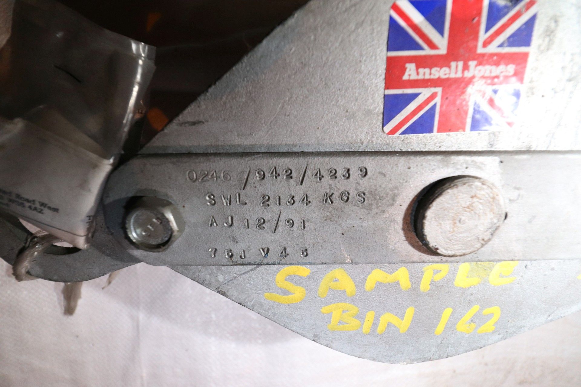 Ansell Jones Galvanised Hook & Block and Pulley - Image 3 of 7