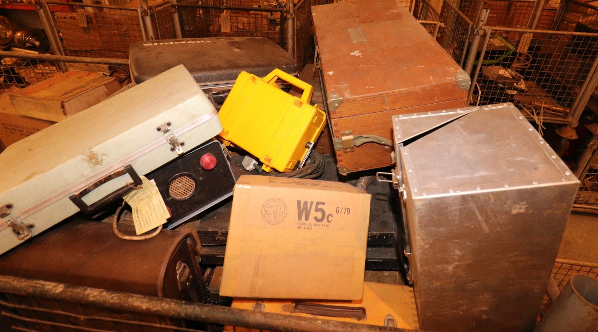 Assorted Instruments in Boxes