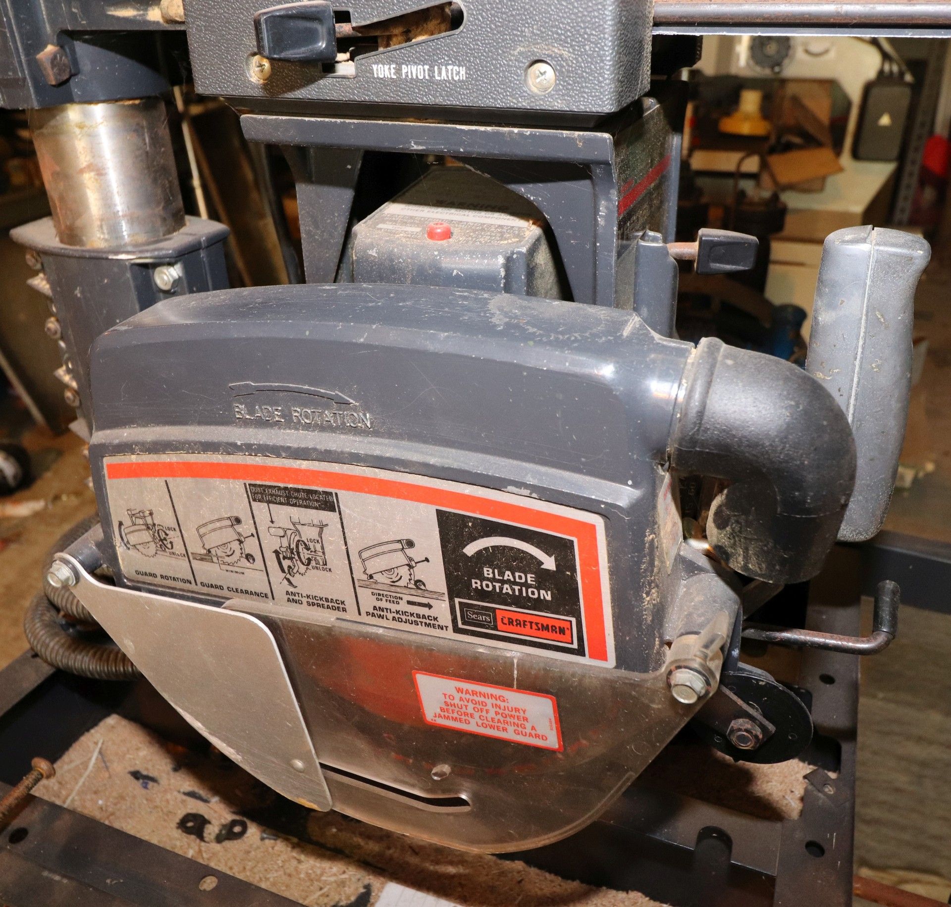 Craftsman Radial arm Woodcutting Saw - Image 3 of 7