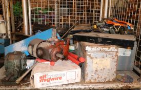 Mixed Equipment including Radycon Gear Boxes - As per description & photographs