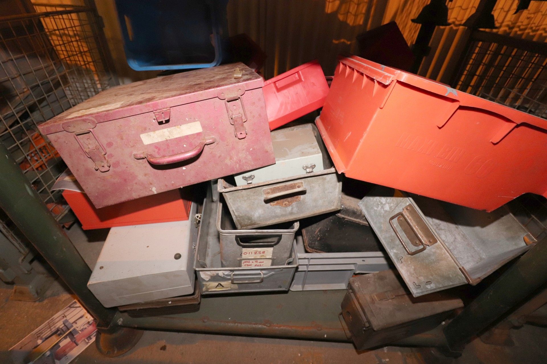 Assorted Metal Boxes - As per photographs