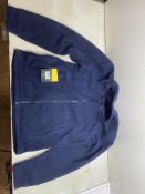 14 x Various Sized Regeta Navy Fleece Jackets