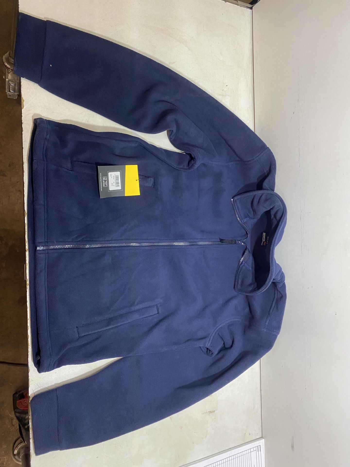 14 x Various Sized Regeta Navy Fleece Jackets