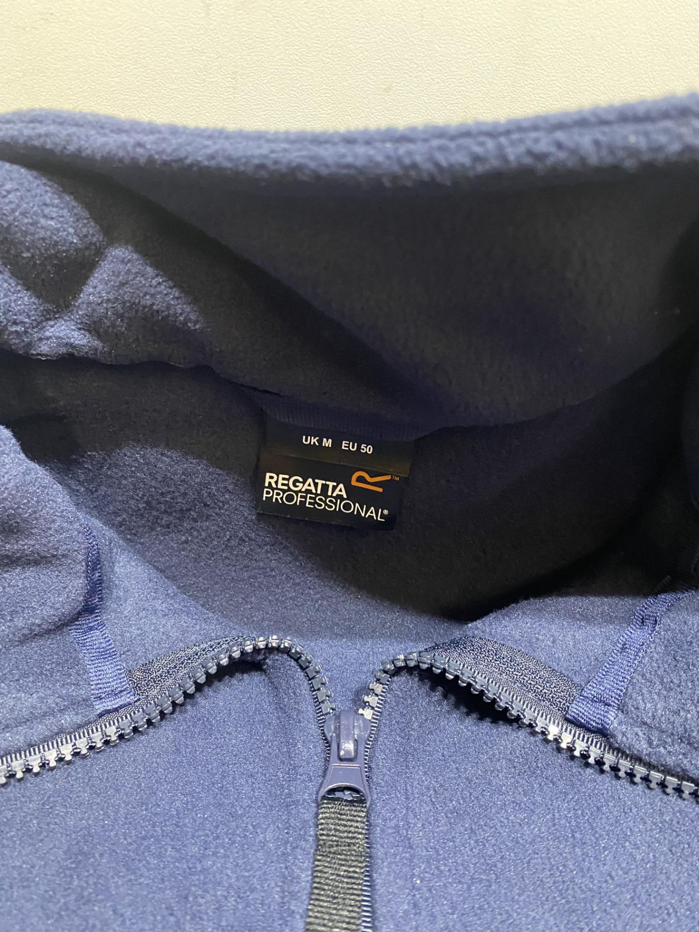 14 x Various Sized Regeta Navy Fleece Jackets - Image 3 of 9