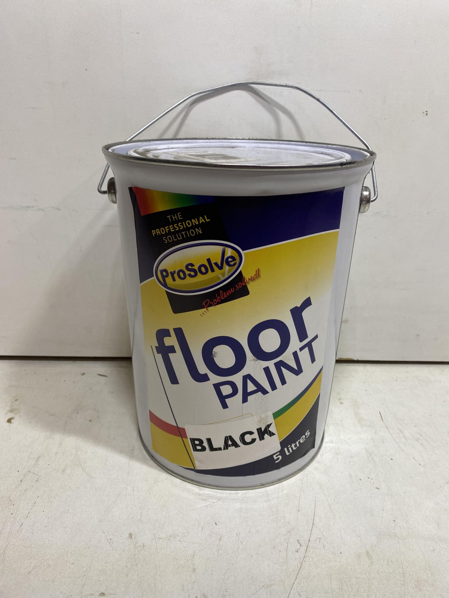 18 x Tins Of ProSolve Black Floor Paint, Black - Image 2 of 6