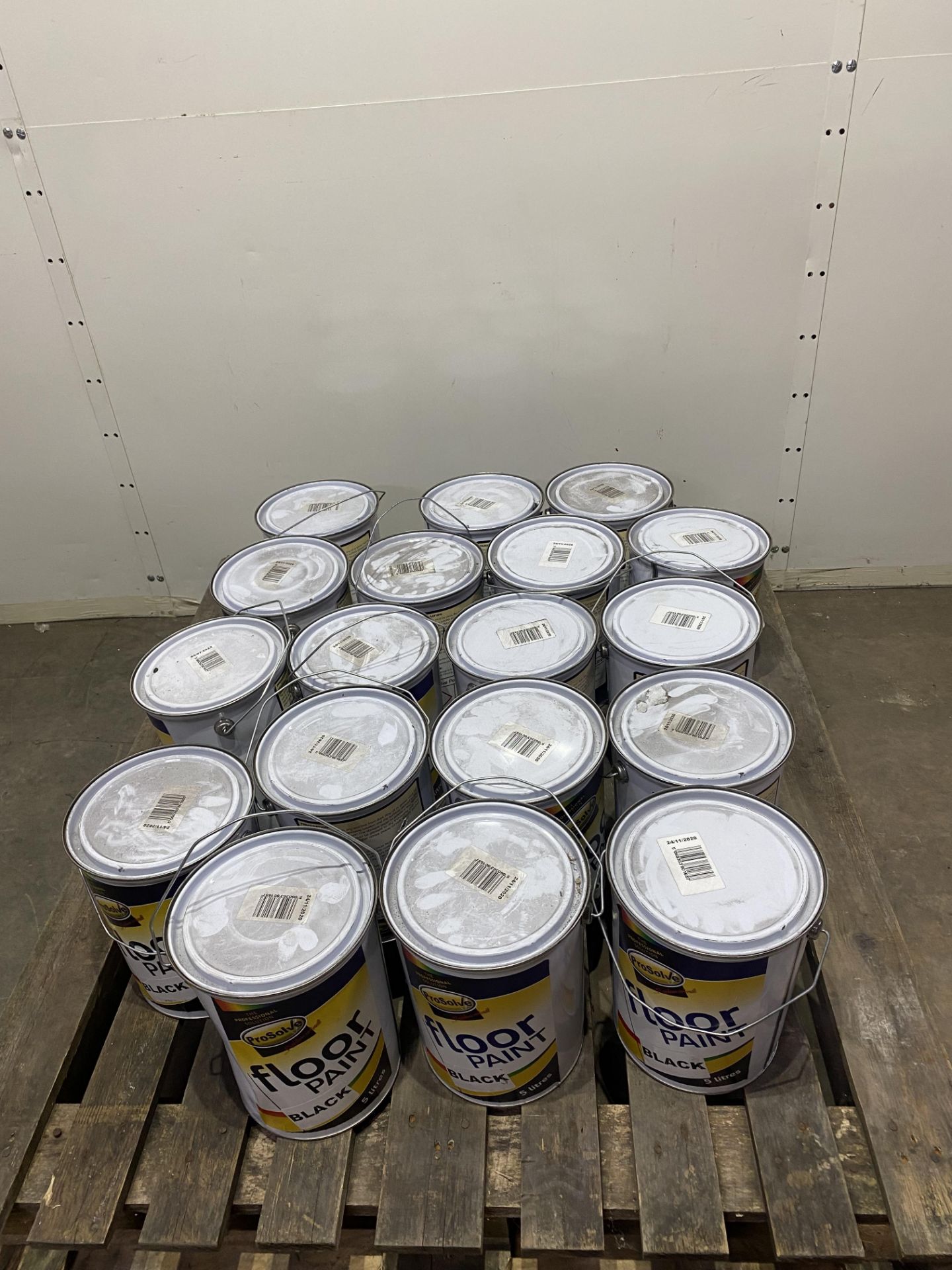 18 x Tins Of ProSolve Black Floor Paint, Black - Image 5 of 6