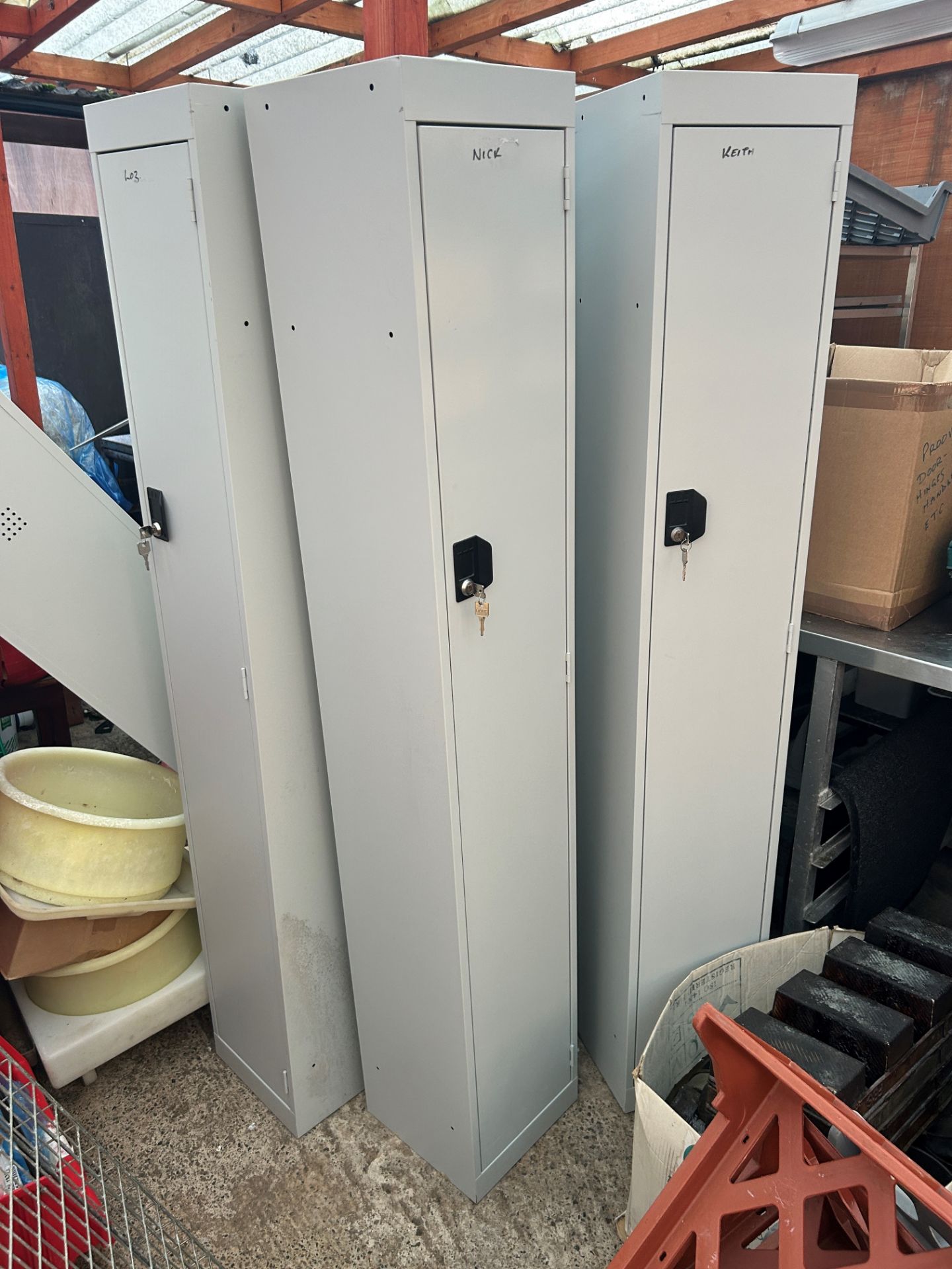 Approximately 12 x Metal Single Door Locker Units | LOCATED IN SOUTHPORT - Image 3 of 3