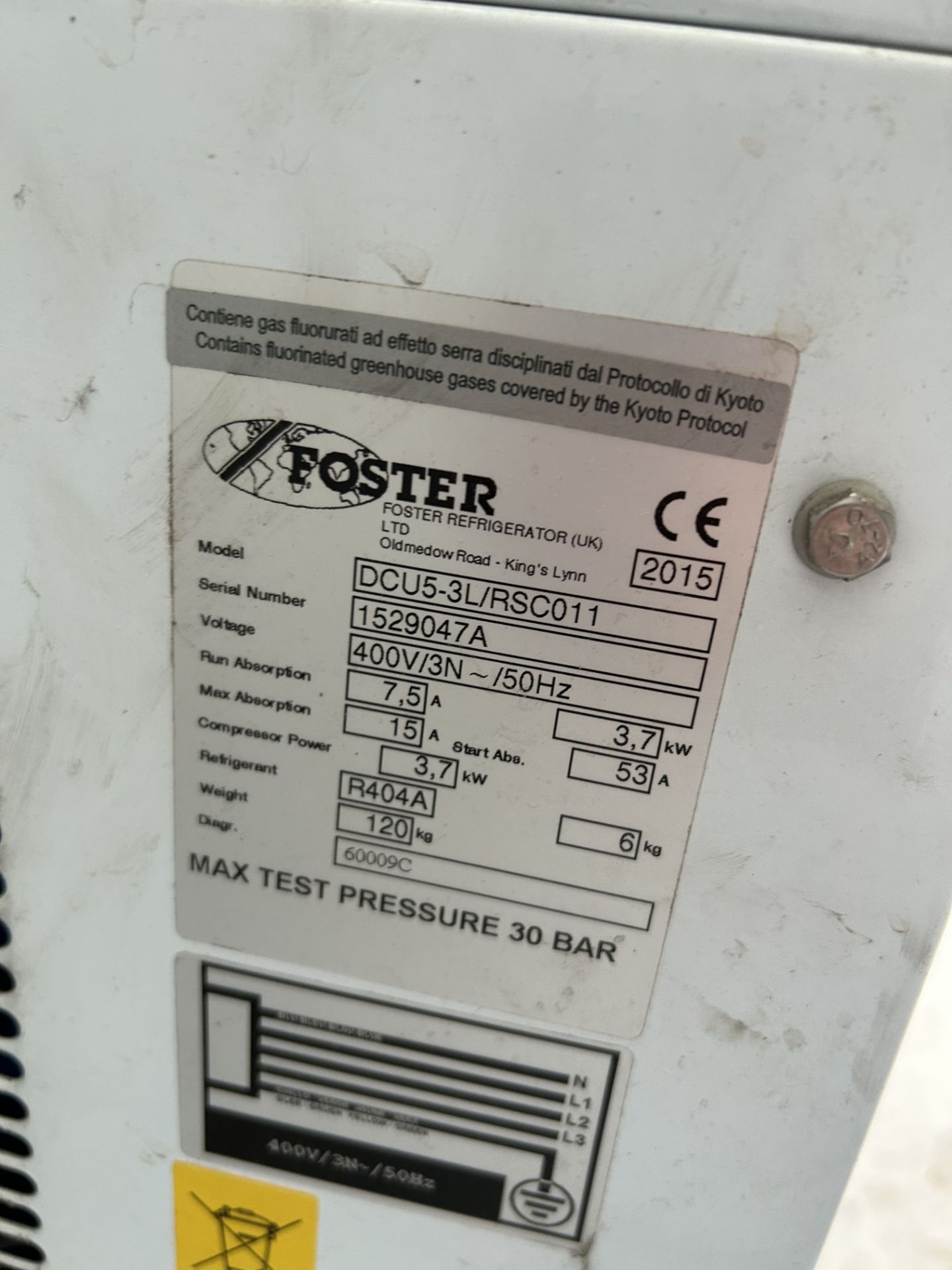 Foster Commercial Walk-In Freezer Room w/ Condensing Unit | LOCATED IN SOUTHPORT - Image 4 of 4