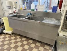 Stainless Steel Double Bowl Sink Unit | LOCATED IN SOUTHPORT