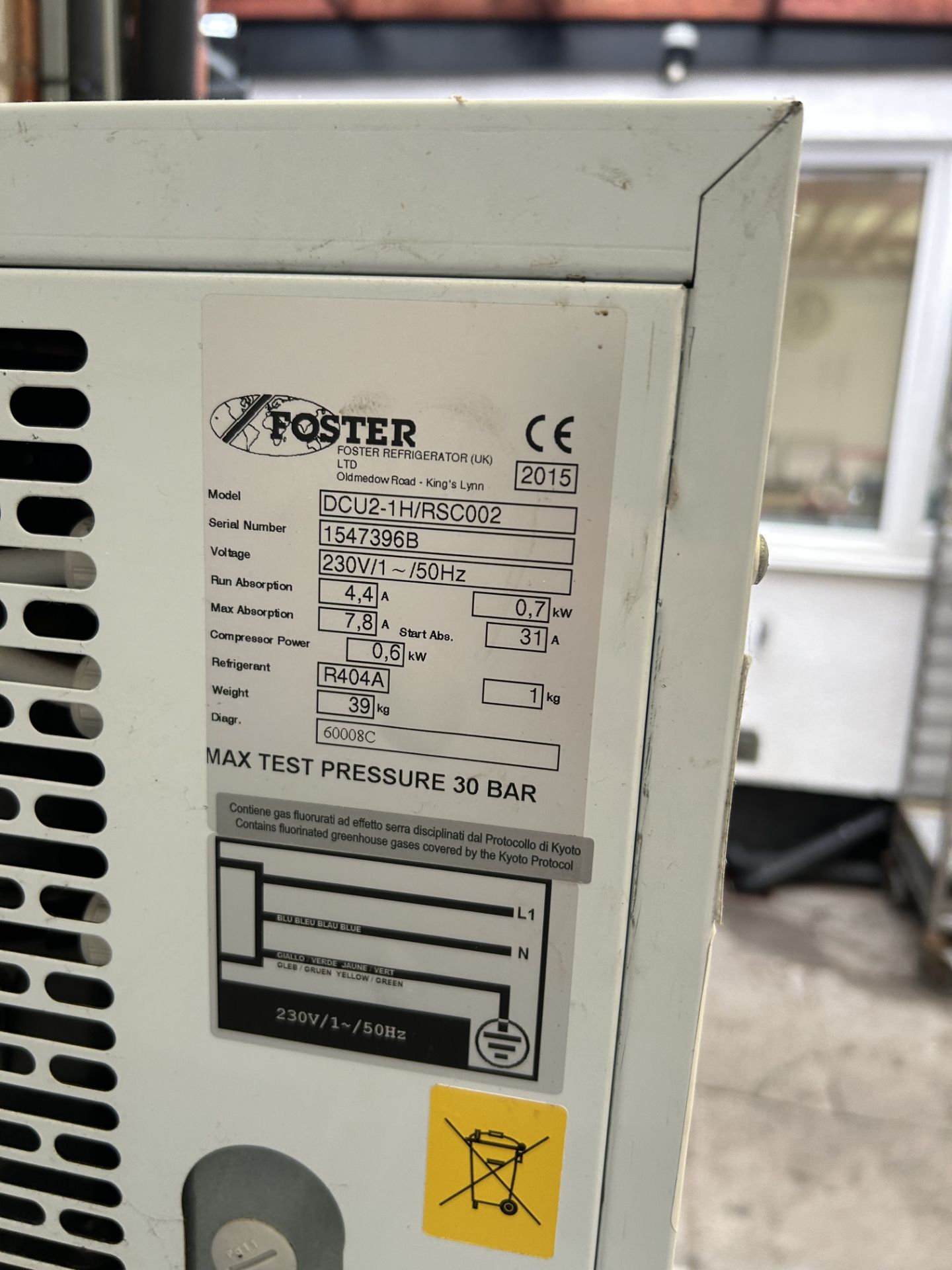 Foster Commercial Walk-In Cold Room w/ Condensing Unit | LOCATED IN SOUTHPORT - Image 6 of 6