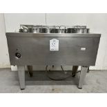 Stainless Steel Charles Simmonds 5 Pan Commercial Bain Marie | 110.5cm x 47cm x 93.5cm | LOCATED IN