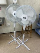 2 x Electric Freestanding Fans | LOCATED IN SOUTHPORT