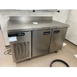 Foster Xtra Stainless Steel 2 Door Prep Counter | LOCATED IN SOUTHPORT