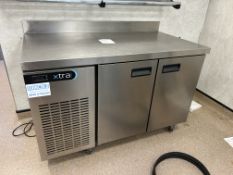 Foster Xtra Stainless Steel 2 Door Prep Counter | LOCATED IN SOUTHPORT