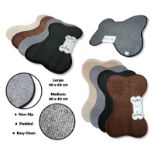 145 x Bone Shaped Pet Feeding Mats | Total RRP £1,650