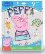 250 x Peppa Pig Wooden Puzzle | Total RRP £300