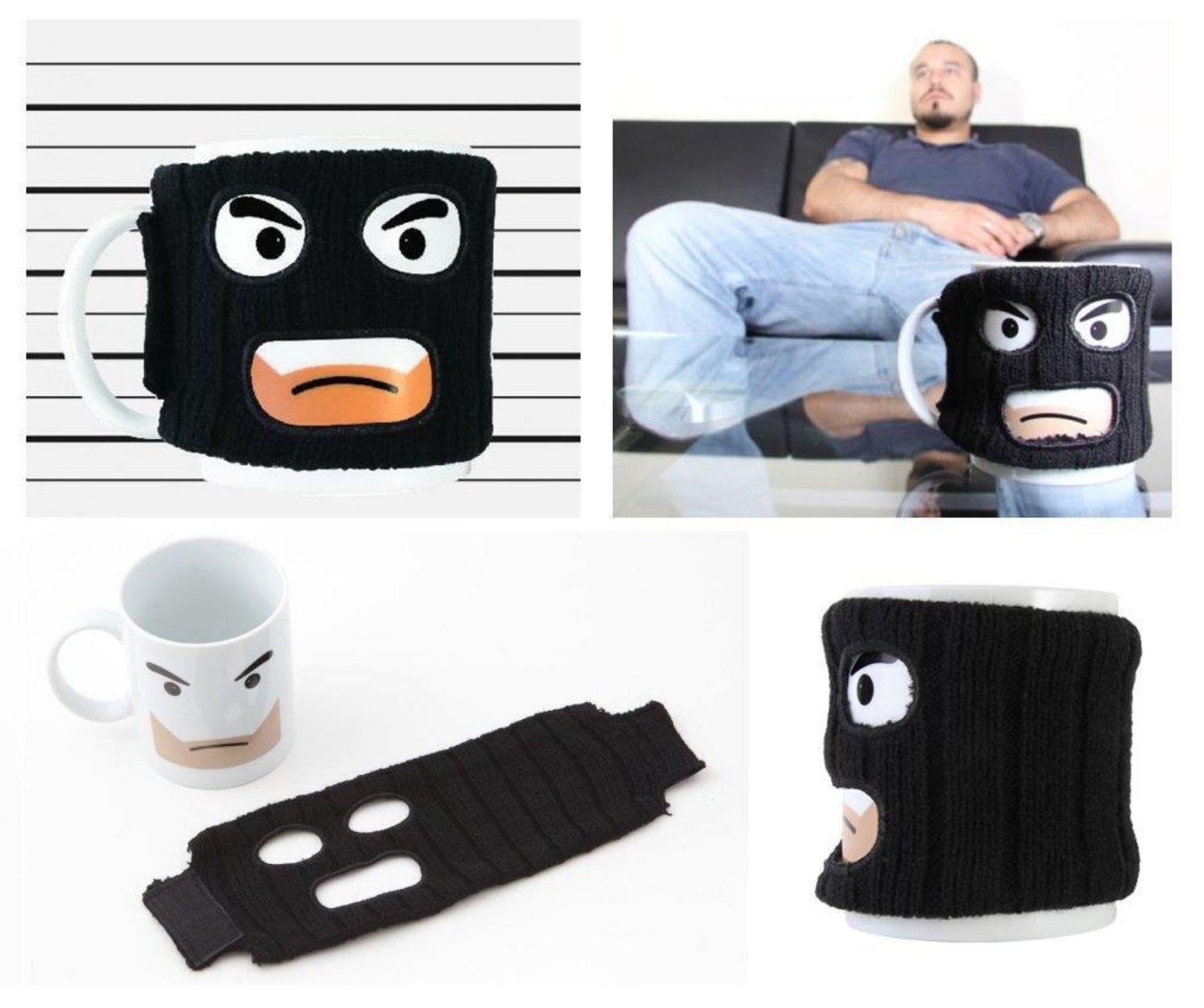 300 x Mugga Mug w/Removable Balaclava | Total RRP £2,400