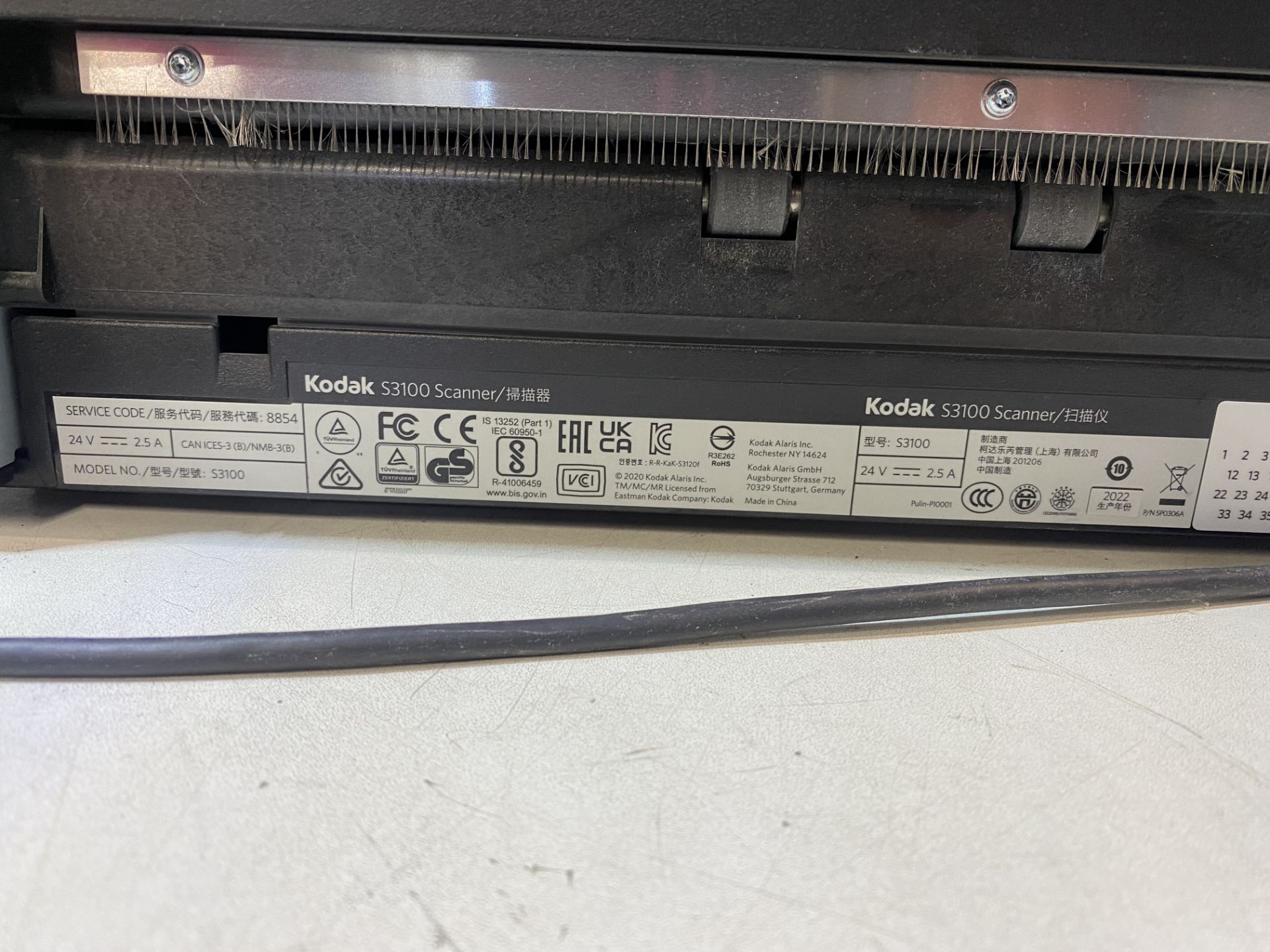 Kodak Alaris S3100 A3 Production Low Volume Document Scanner | YOM: 2022 - Image 20 of 21