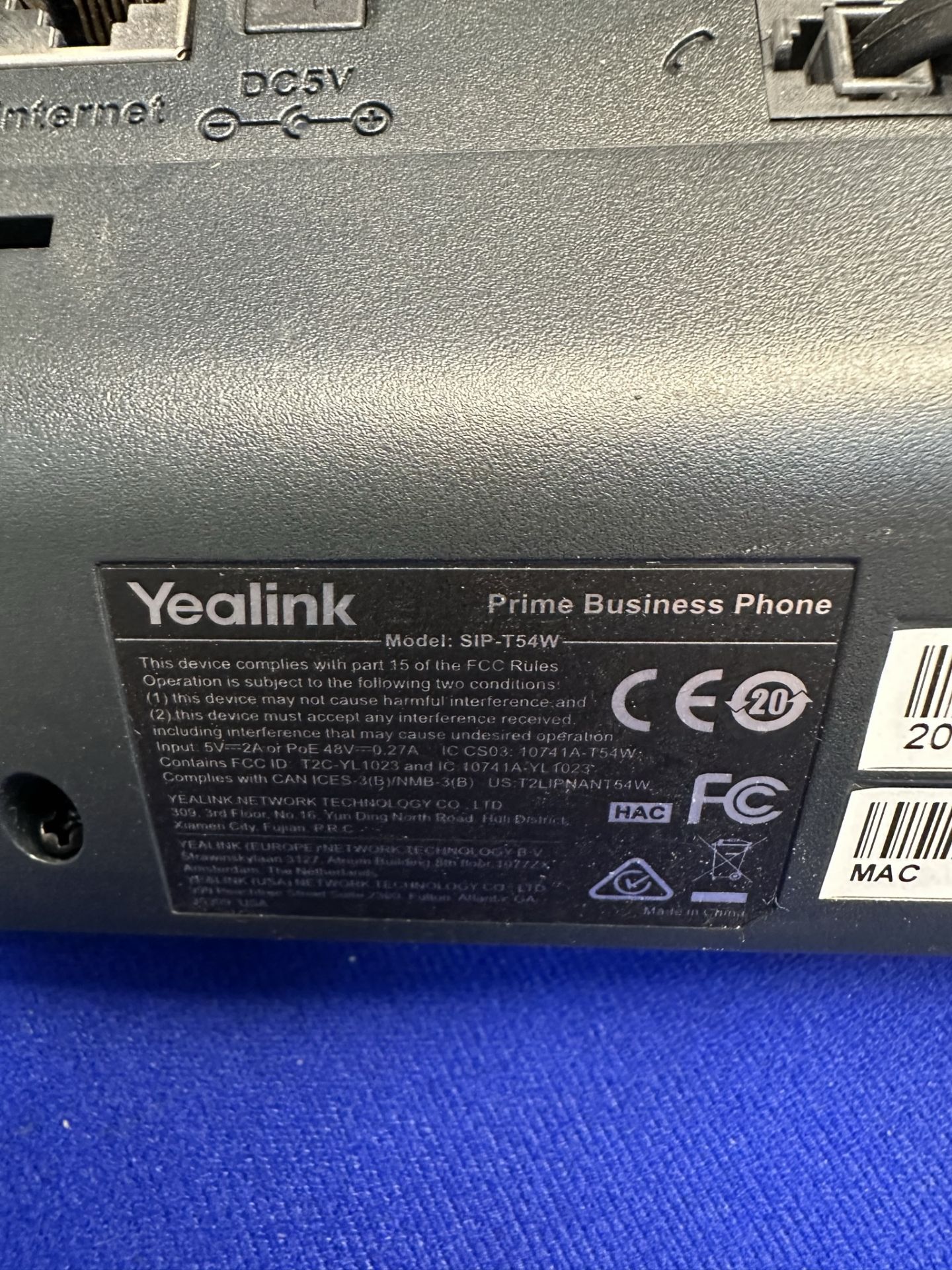 4 x Yealink Business Phone - Image 3 of 3