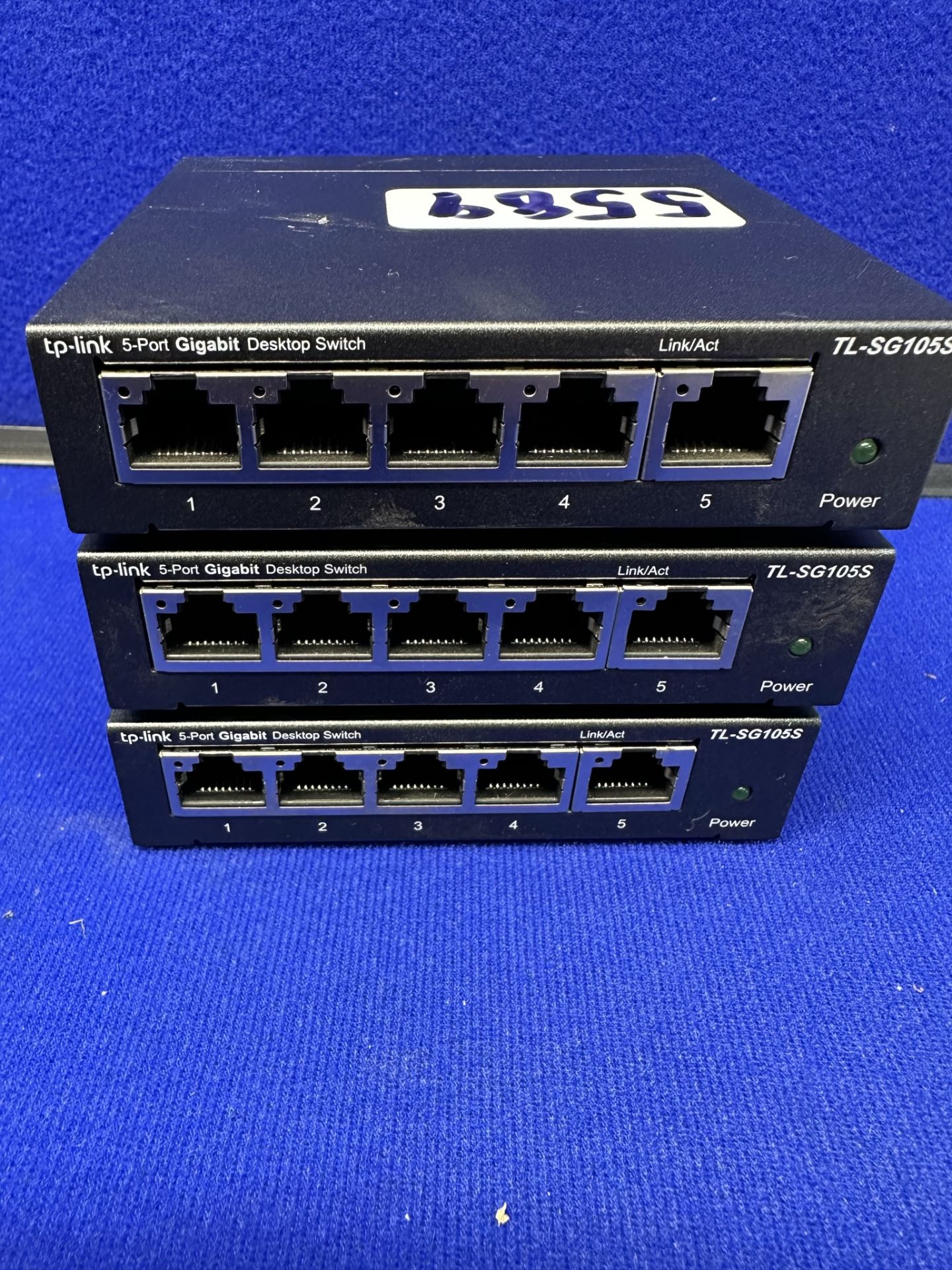 3 x tp-link 5-port Gigabit desktop switches