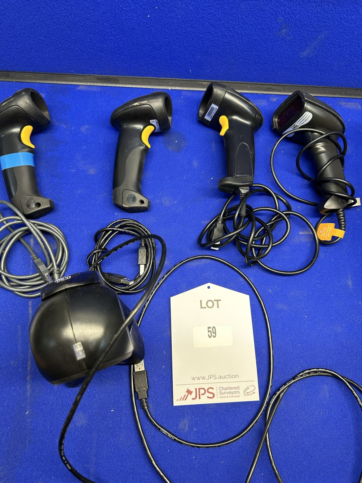 5 x Barcode Scanners as listed