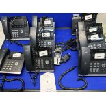 10 x Various Yealink Business Phones