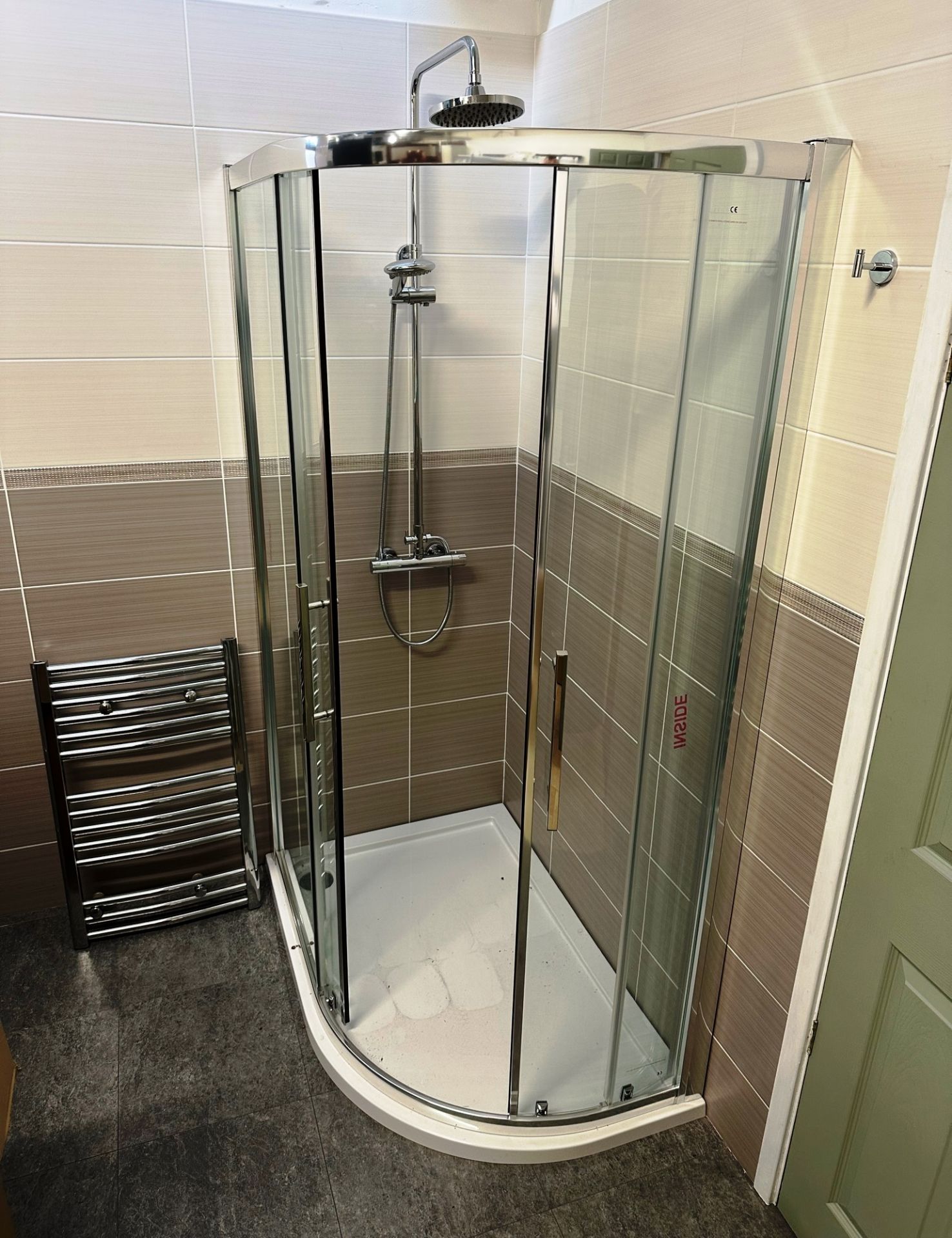 Ex Display Shower Enclosure, Fittings & Towel Rad - As Pictured