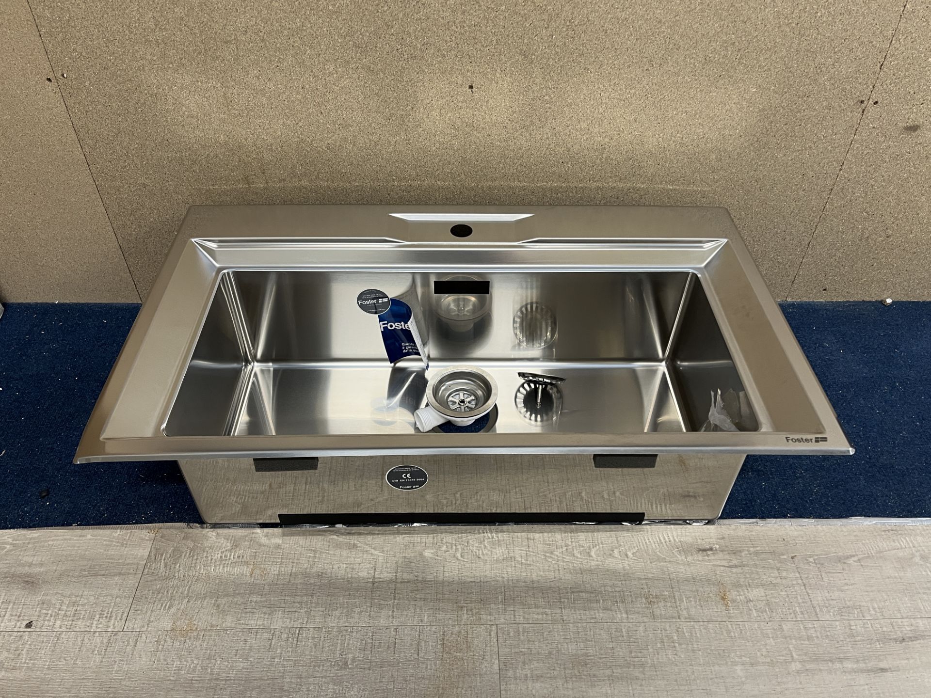 Foster Acciaio Inox 18/10 Stainless Steel Sink