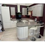 LochAnna Grained Shaker Mussel/Stone Grey Kitchen Display Set | RRP £12,368 See Pics & Desc.