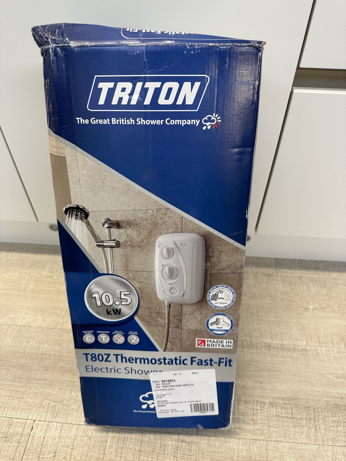 Triton T80Z Thermostatic Fast-Fit Electric Shower Kit