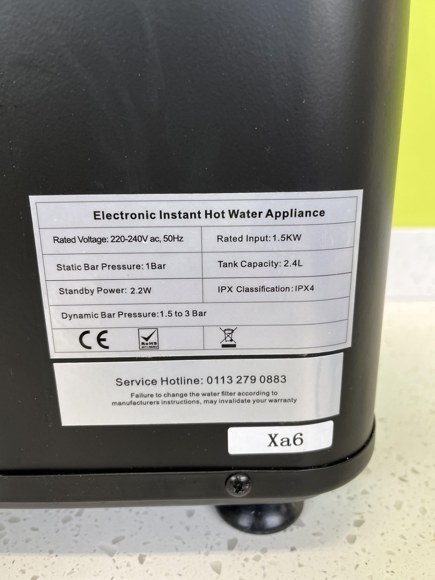 Scott & James Electronic Instant Hot Water Appliance - Advised To Be Faulty - Image 4 of 5