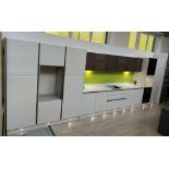 LochAnna Strato Porcelain Matt/Mocha Kitchen Display / Solid Worktop - RRP£12,721 - See Pics & Des