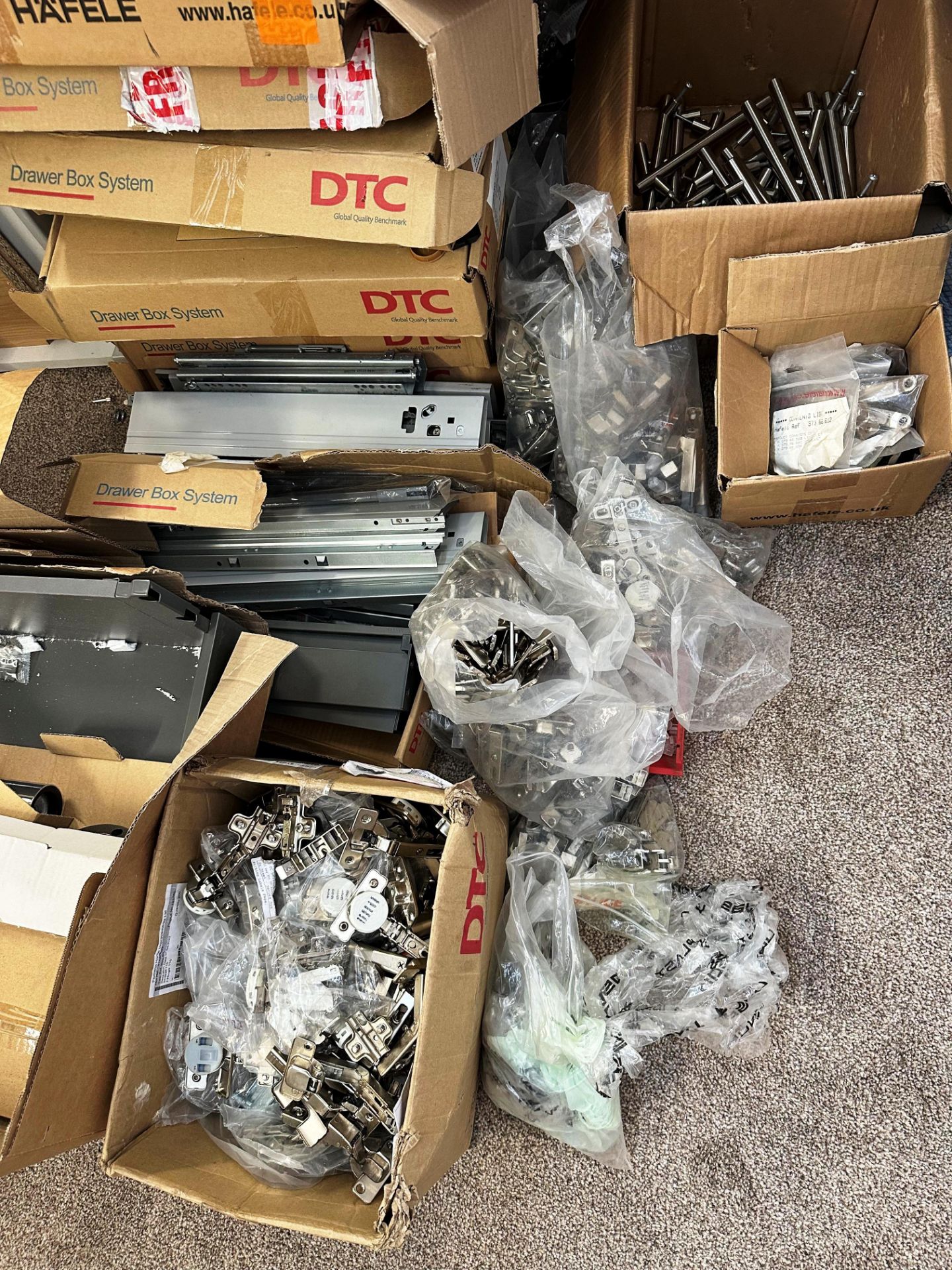 Quantity of Various Drawer Boxes & Systems, Hinges, Handles - As Pictured - Image 14 of 15