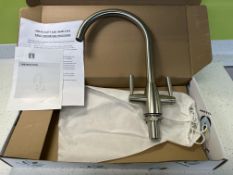 Ex Display Scott & James Danti Twin Lever Mixer Tap – Chrome – ELO0021 - RRP£179