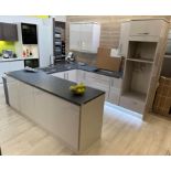 LochAnna Cashmere Gloss Euro Kitchen Display Set | RRP £9,420 - See Pics & Desc.