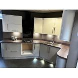 Omega English Rose Gloss Kitchen Display w/ Hob, Extractor, Sink & Tap | RRP£12,435 - See Pics & Des