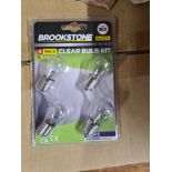 100 x Packs Brookstone Clear Bulbs