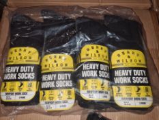 100 x Packs Berry & Wilson Heavy Duty Workwear Socks | Total RRP £500