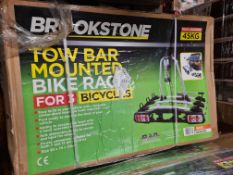 Brookstone Tow Bar Mounted Bike Rack | RRP £249