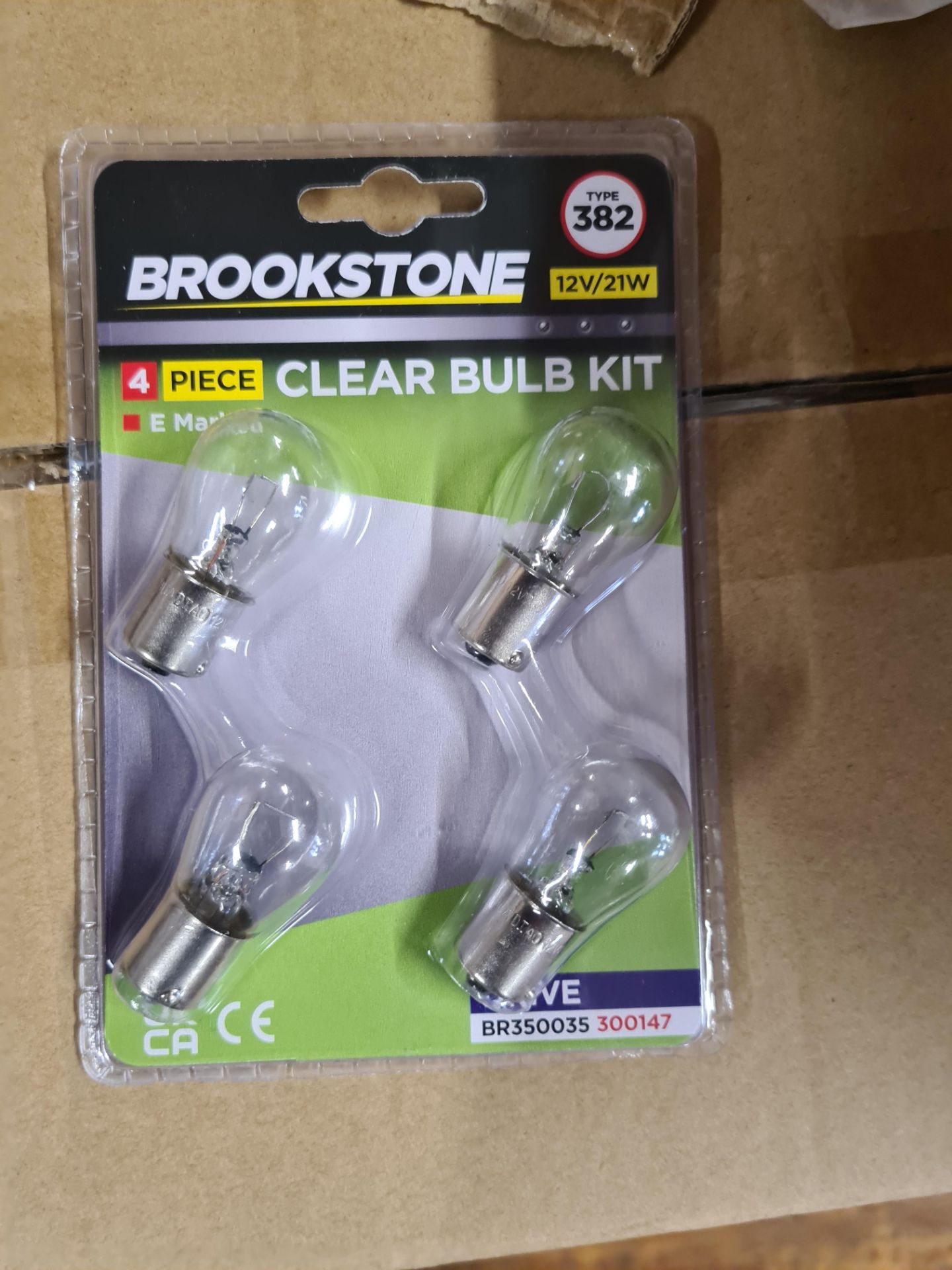 100 x Packs Brookstone Clear Bulbs