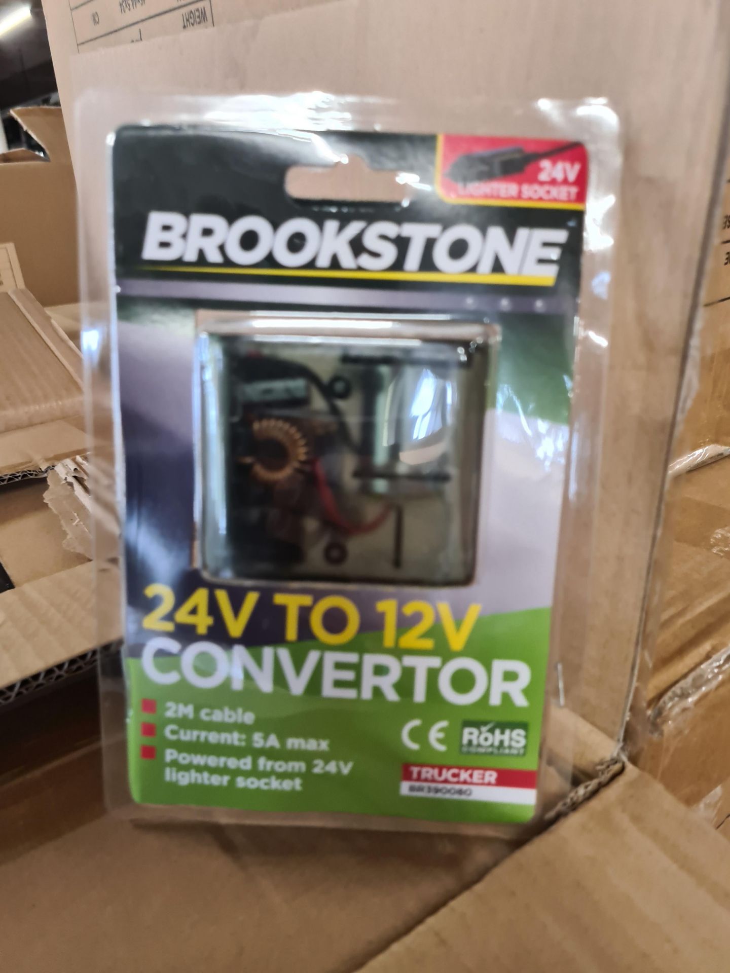100 x Brookstone 12/24v Converter Kit | Total RRP £2,000