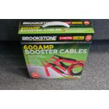 50 x Brookstone 600 AMP 3m Booster Cables | Total RRP £900