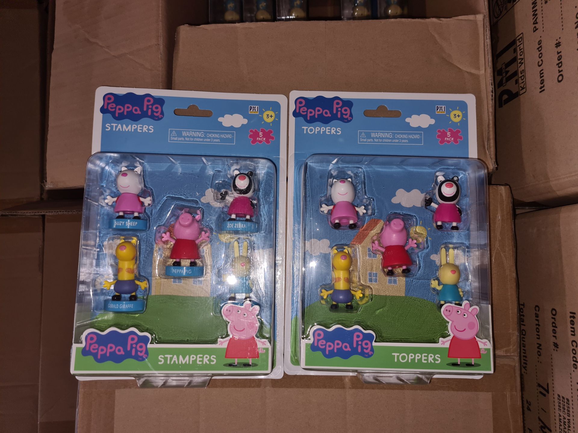100 x Packs Peppa Pig Stampers & Toppers | Total RRP £700 - Image 2 of 2