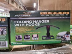 100 x Brookstone Folding Hanger w/Hooks | Total RRP £1,000