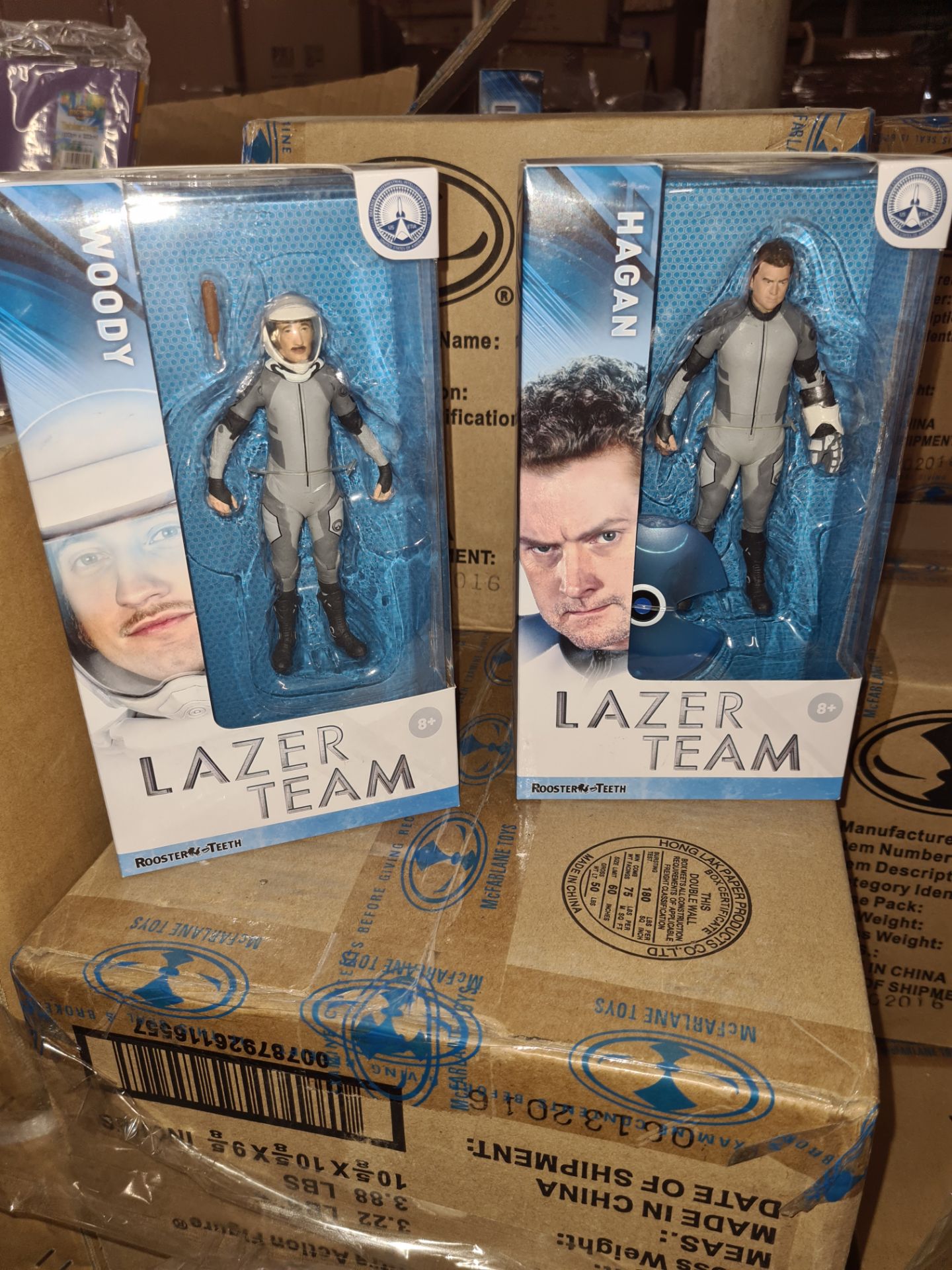50 x Lazer Team Action Figures | Total RRP £500