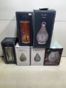 6 x Various Aroma Fragrance Lamps *As Pictured*