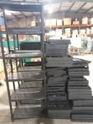 Quantity Of Black Easy Build Plastic Racking