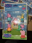 10 x Peppa Pig Toppers | Total RRP £70