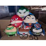 6 x DC Comic/Justice League Plush Toys