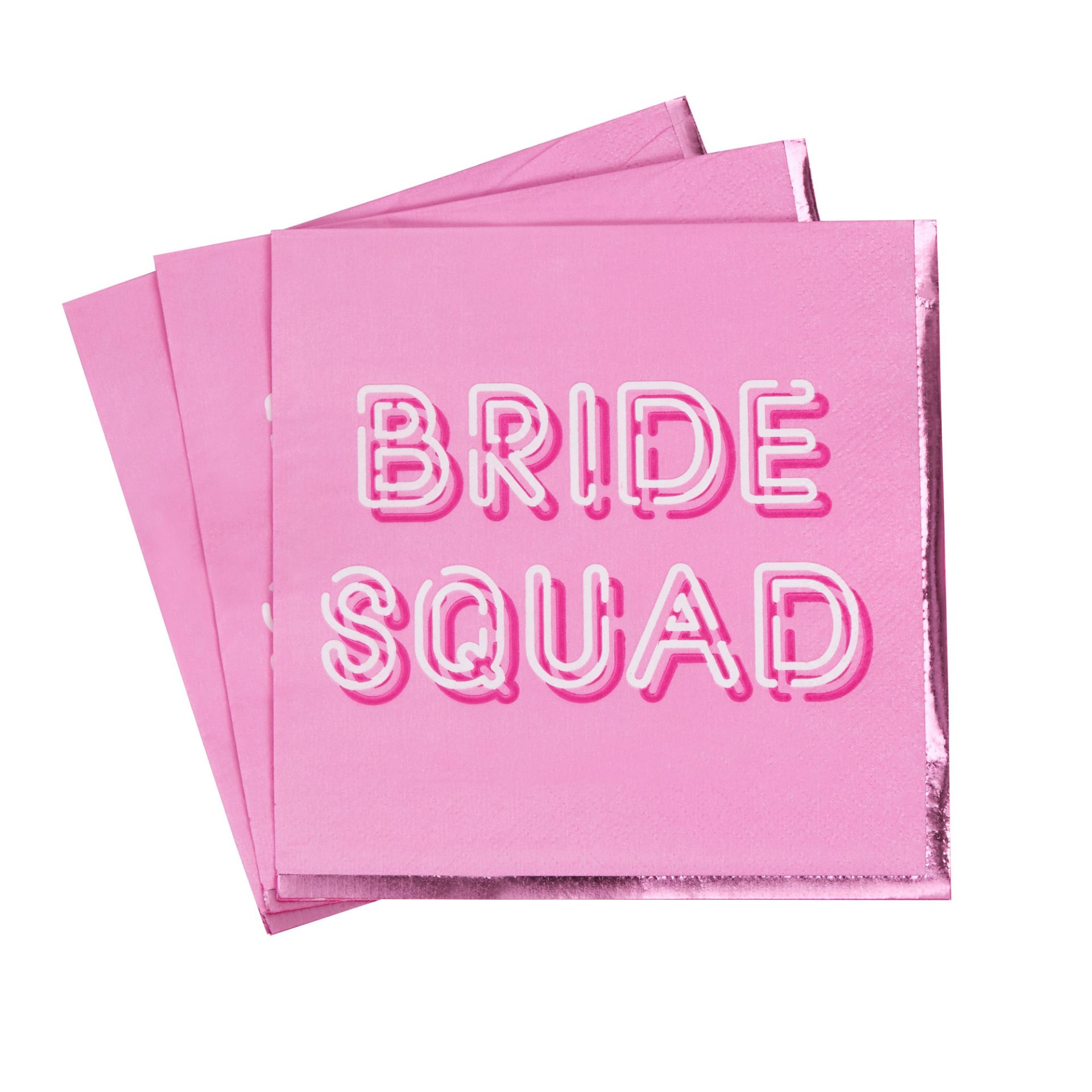 400 x Packs Bride Squad Paper Napkins | 16pk - Image 3 of 3